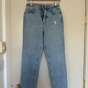 GRLFRND “Helena” Sky Blue Cropped Jeans